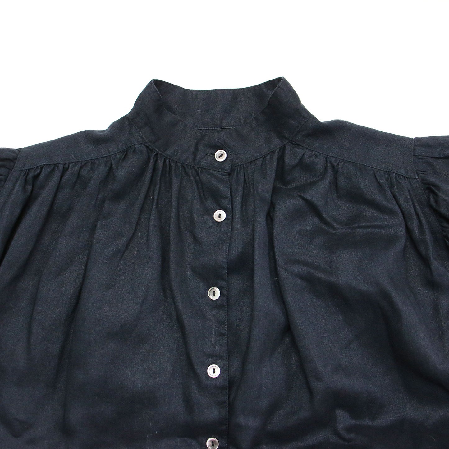 × Ron Herman 24春夏 カフタン ドレス / Kaftan Dress ワンピース 長袖 スタンドカラー ボリュームスリーブ ギャザー