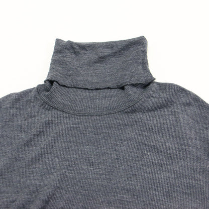 23秋冬 リブ タートル カットソー / Tシャツ プルオーバー ウール