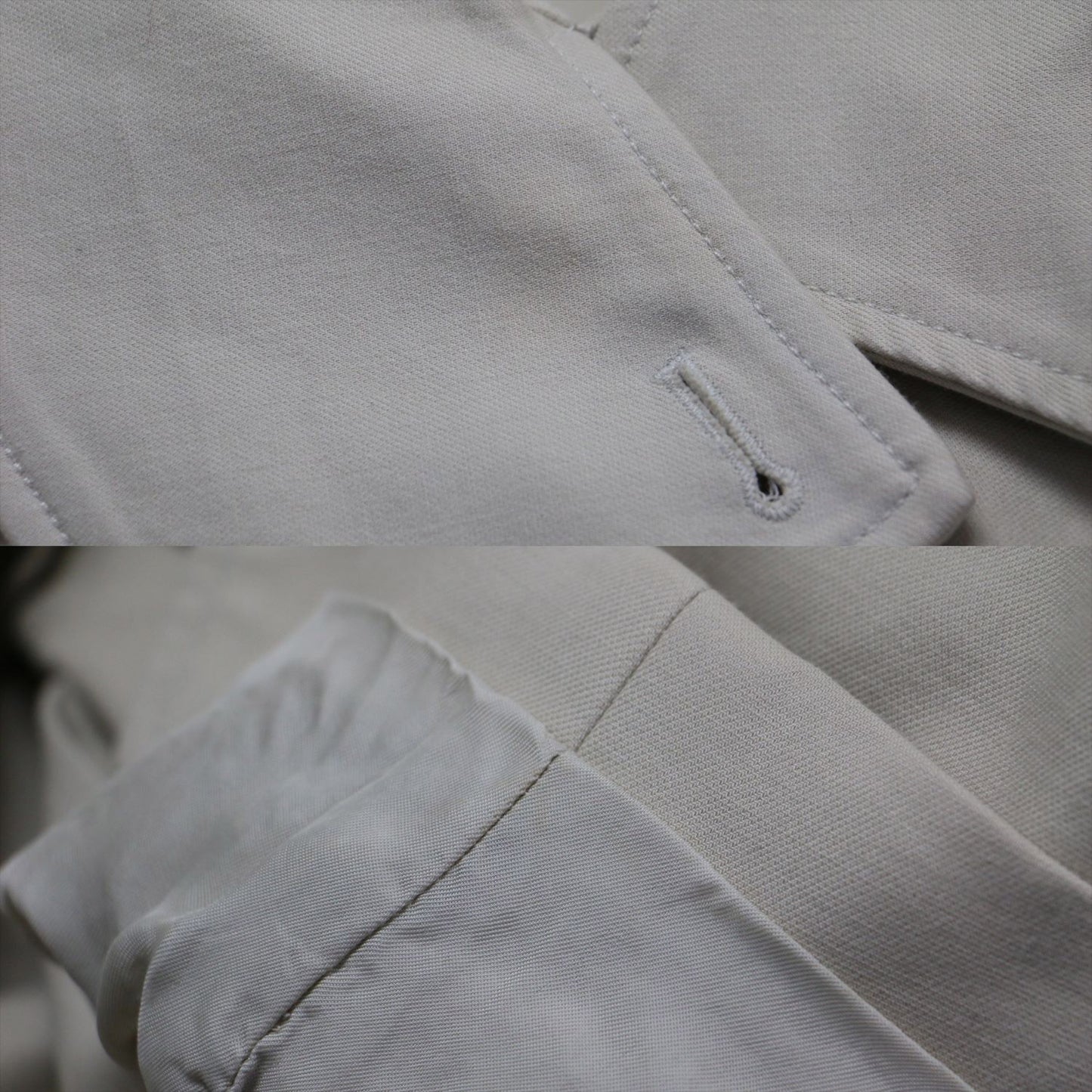 24春夏 コットン ツイル トレンチコート / Sabbia ロング スタンドカラー オーバーサイズ ベルト付き