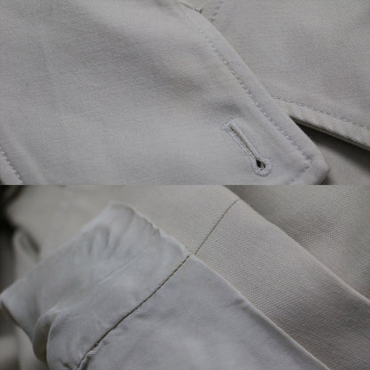 24春夏 コットン ツイル トレンチコート / Sabbia ロング スタンドカラー オーバーサイズ ベルト付き