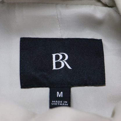 24春夏 コットン ツイル トレンチコート / Sabbia ロング スタンドカラー オーバーサイズ ベルト付き