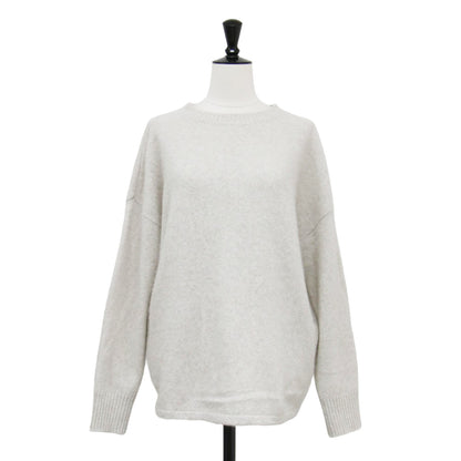 22秋冬 ウール フォックス クルーネック ニット / セーター プルオーバー 長袖