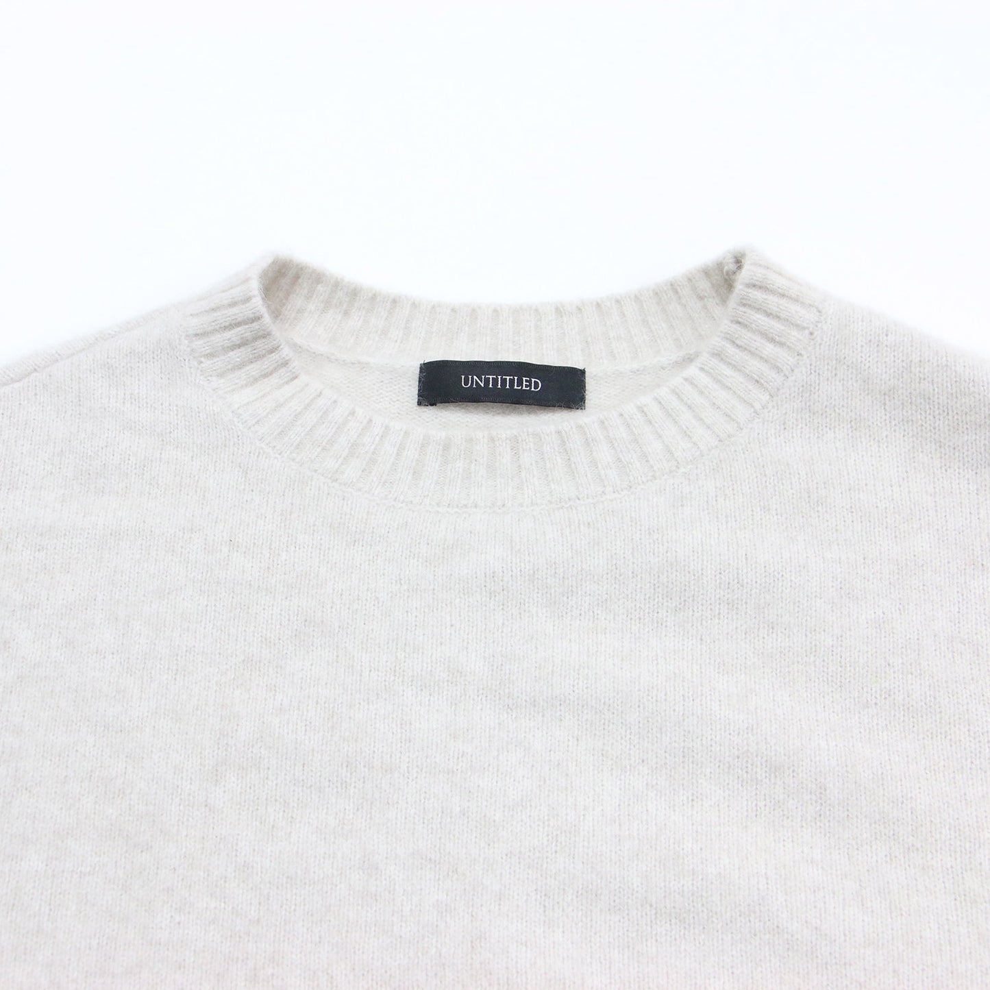 22秋冬 ウール フォックス クルーネック ニット / セーター プルオーバー 長袖