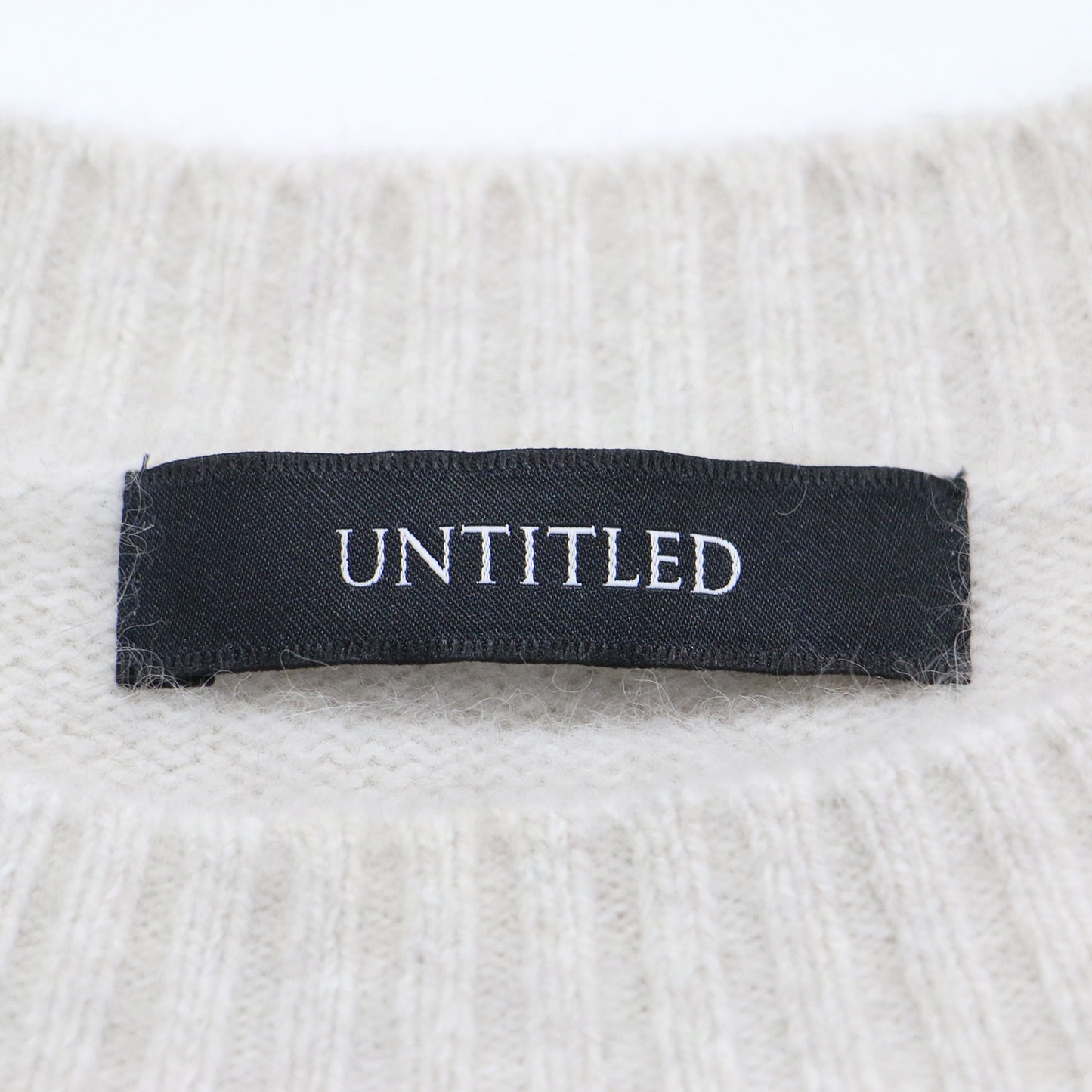 22秋冬 ウール フォックス クルーネック ニット / セーター プルオーバー 長袖