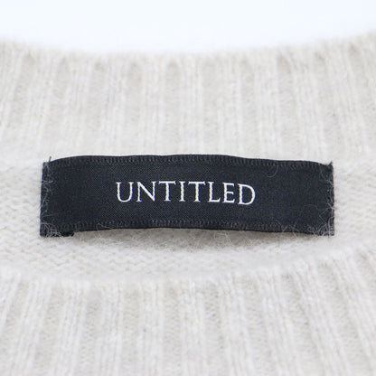 22秋冬 ウール フォックス クルーネック ニット / セーター プルオーバー 長袖