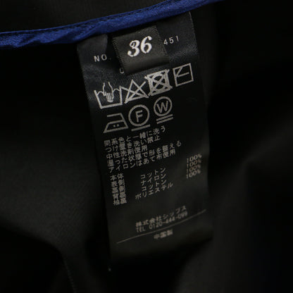 Primary Navy Label ボンディング ステンカラー コート / ジャケット ミドル丈 Aライン コットン