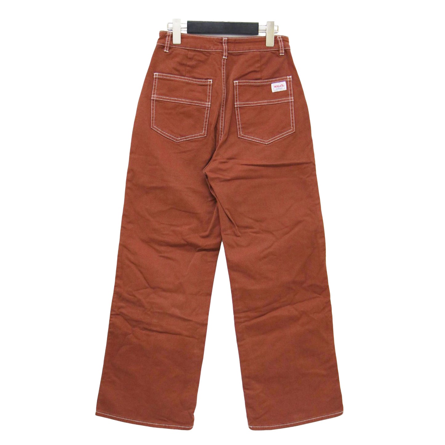 22秋冬 ハイライズ ストレート デニムパンツ / HEIDI TRADE ジーンズ ステッチ ポケット コットン