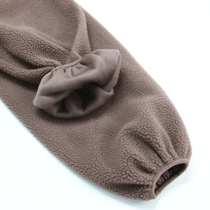 25秋冬 フリース ジップアップ ブルゾン / ジャケット スタンドカラー ラグランスリーブ オーバーサイズ