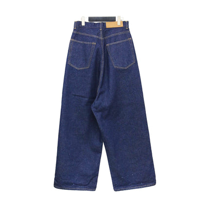 24春夏 ルーズフィット デニム パンツ / Denim Loose Fit Pants ワイド ハイウエスト コットン