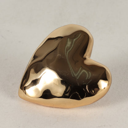 × Lani Couture ハートモチーフ ピアス / Solid Heart ロゴ 刻印