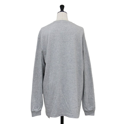 23秋冬 ロゴ プリント ロングスリーブ Tシャツ / カットソー クルーネック オーバーサイズ