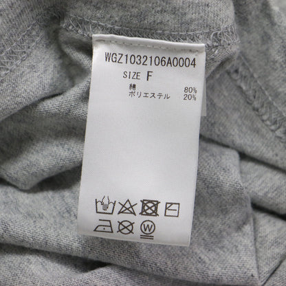 23秋冬 ロゴ プリント ロングスリーブ Tシャツ / カットソー クルーネック オーバーサイズ