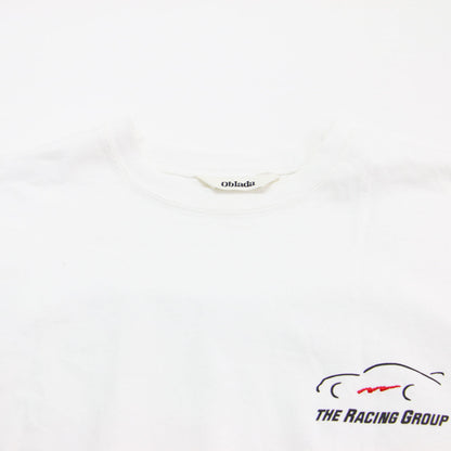 24春夏 レーシングプリント タンクトップ / プルオーバー オーバーサイズ クルーネック ノースリーブ ロゴ ヴィンテージ加工 コットン