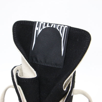 DRKSHDW 25春夏 ハイカット スニーカー / SNEAKS レースアップ フラット キャンバス