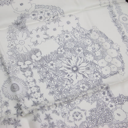 25春夏 カレ 90 ブリッド・ドゥ・ガラ・アン・フルール / スカーフ 大判 フラワープリント シルク