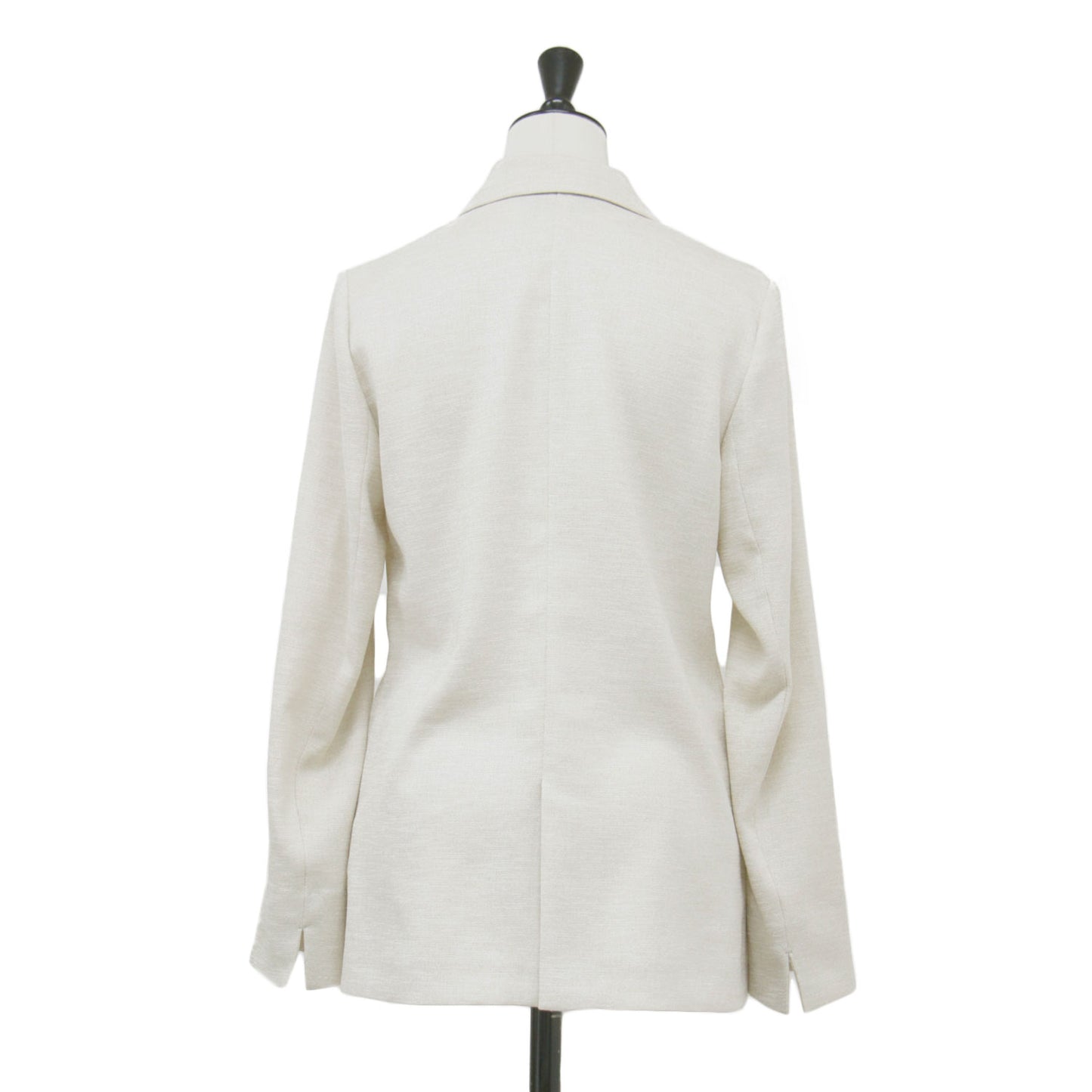 24春夏 麻調 テーラードカラー ジャケット / スーツ 長袖 1B スリット ウォッシャブル