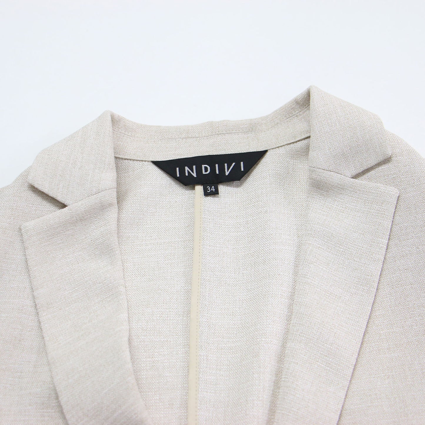 24春夏 麻調 テーラードカラー ジャケット / スーツ 長袖 1B スリット ウォッシャブル