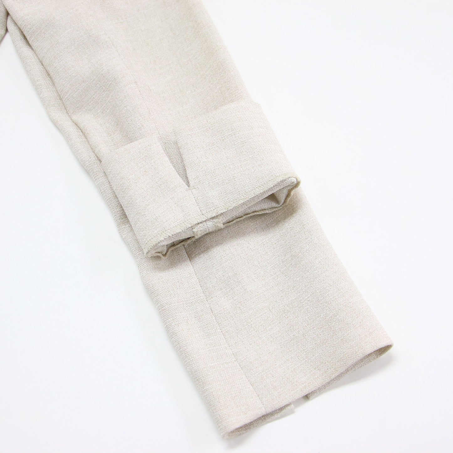 24春夏 麻調 テーラードカラー ジャケット / スーツ 長袖 1B スリット ウォッシャブル