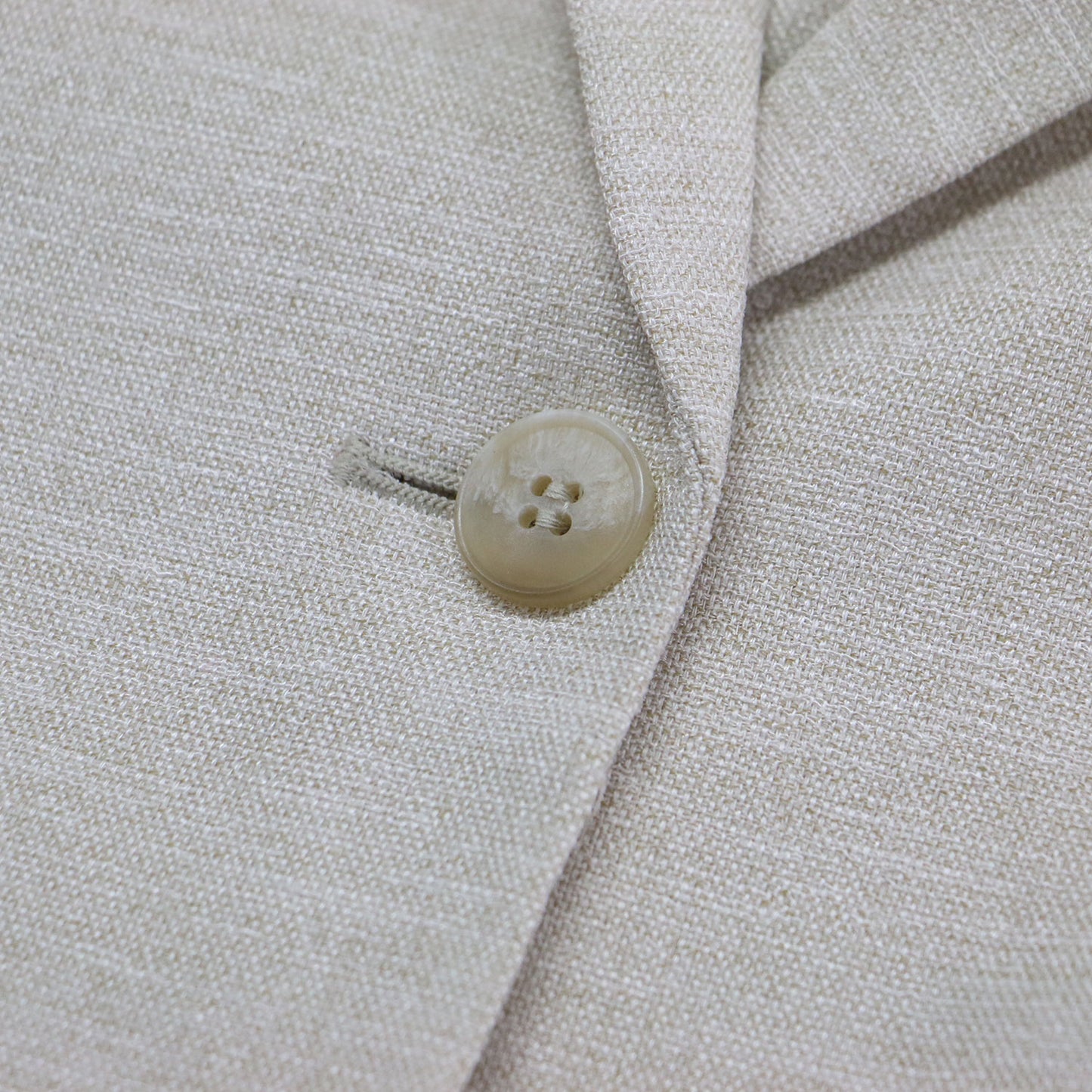 24春夏 麻調 テーラードカラー ジャケット / スーツ 長袖 1B スリット ウォッシャブル