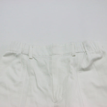 23春夏 ワークディティールパンツ / カーゴパンツ フルレングス ウエストゴム ドローコード メタルパーツ コットン