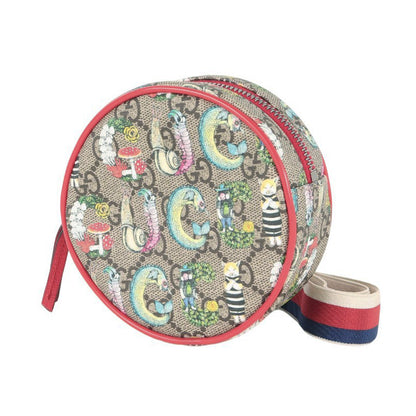 × ヒグチユウコ チルドレンズ GG ミニウエストバッグ / ポーチ 総柄 ショルダー 丸型 GGキャンバス