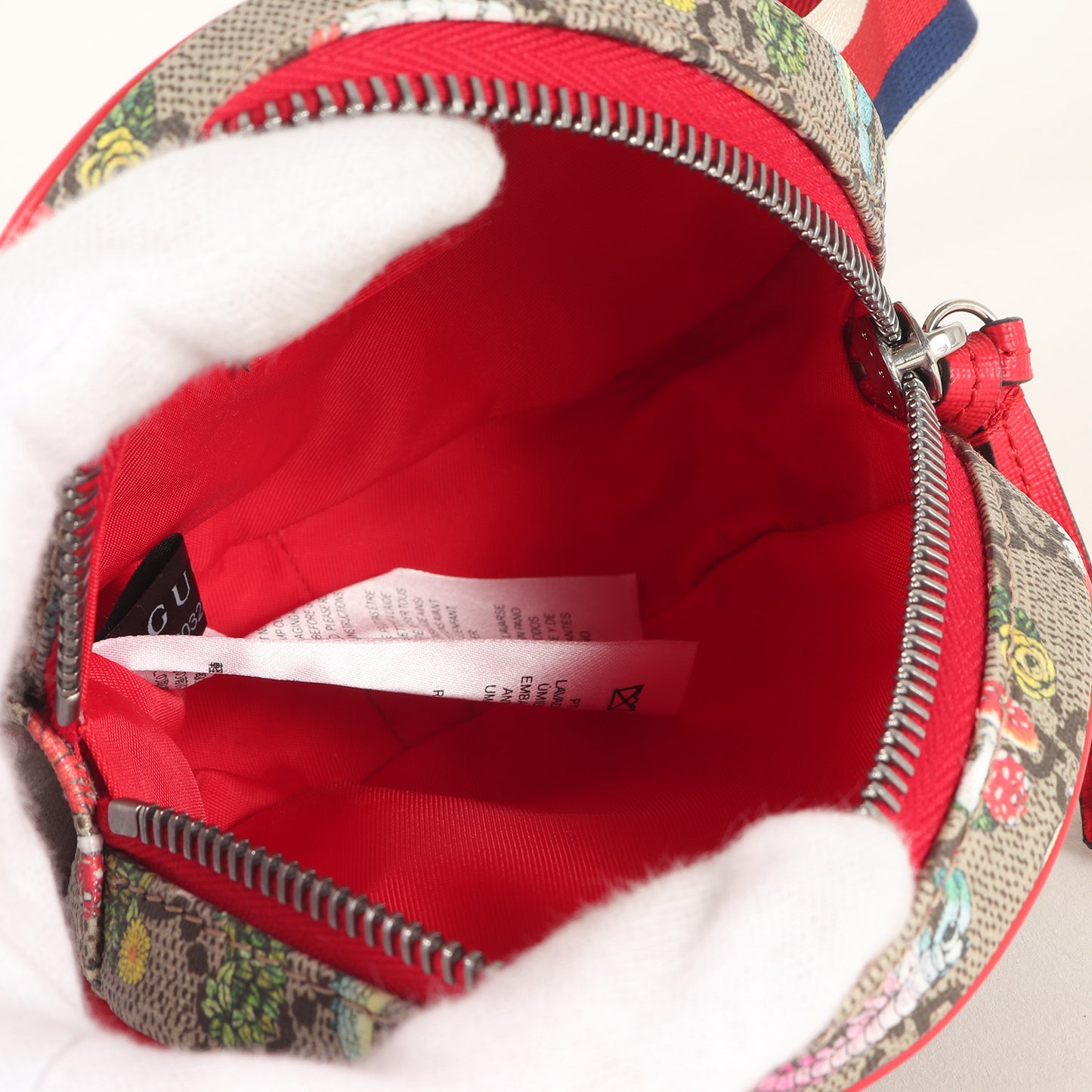 × ヒグチユウコ チルドレンズ GG ミニウエストバッグ / ポーチ 総柄 ショルダー 丸型 GGキャンバス