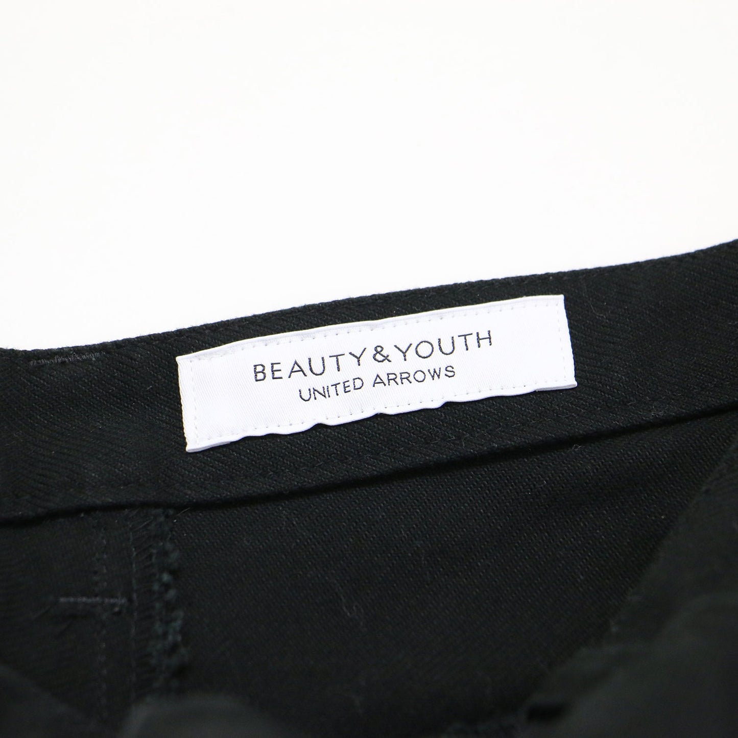 コットンサージ センタープレス ストレートパンツ / フルレングス ハイウエスト セミタイト ウォッシャブル