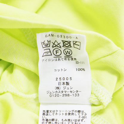 フレア クロップドＴシャツ / カットソー 半袖 クルーネック Aライン タック コットン