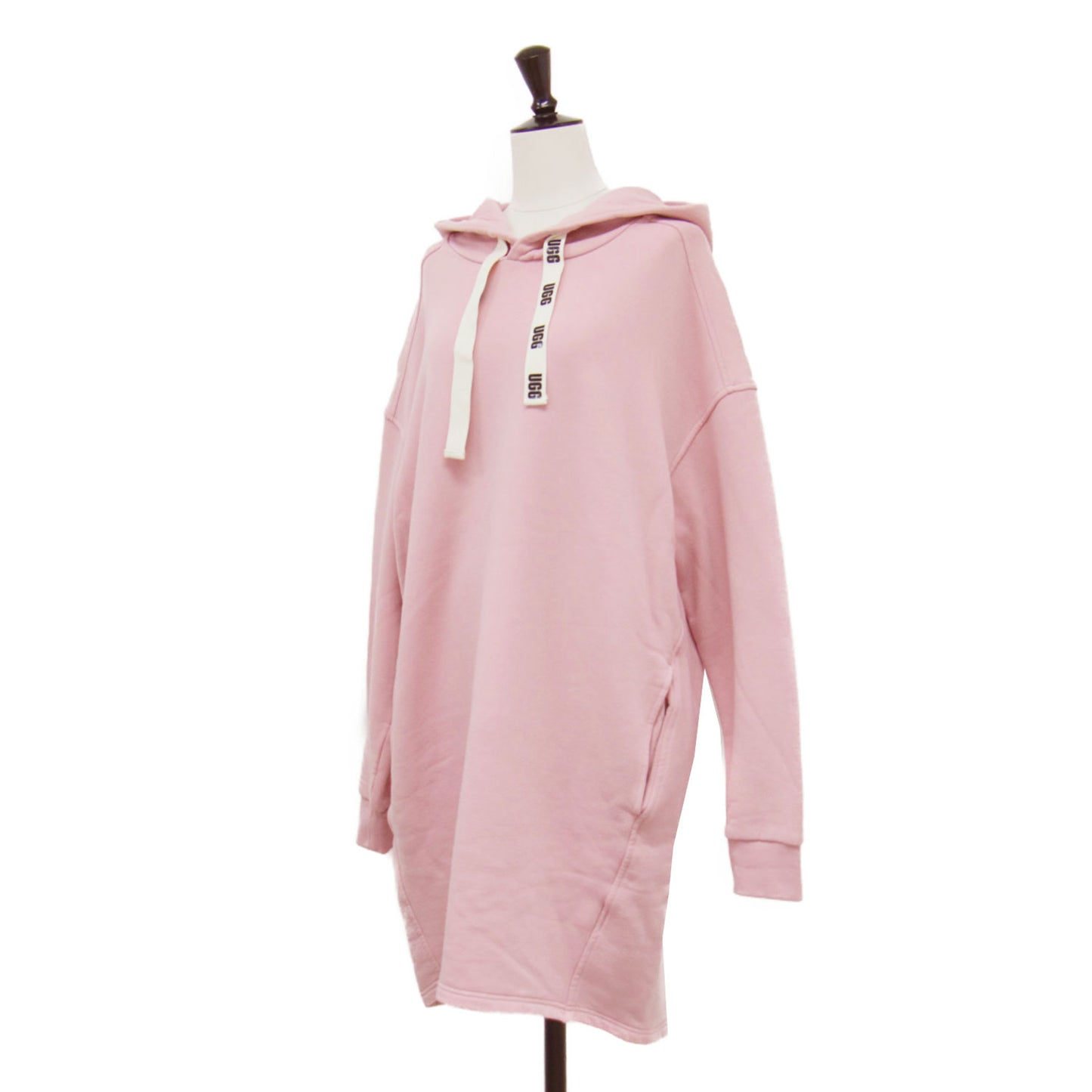 パーカー ワンピース / Aderyn Hoodie Dress プルオーバー 長袖 フーディー 裏起毛 リブ ロゴ 刺繍