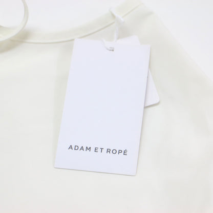 プリーツスリーブ チュニック シャツ / ブラウス スリット リボン 2WAY