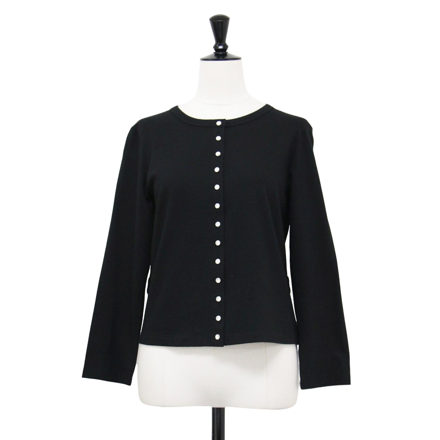 天竺 カーティガン プレッション / J000 CARDIGAN LE PETIT カットソー 長袖 スナップボタン コットン