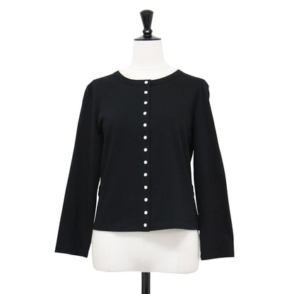 天竺 カーティガン プレッション / J000 CARDIGAN LE PETIT カットソー 長袖 スナップボタン コットン