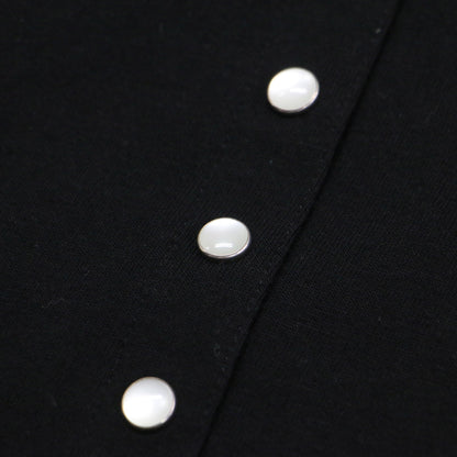 天竺 カーティガン プレッション / J000 CARDIGAN LE PETIT カットソー 長袖 スナップボタン コットン