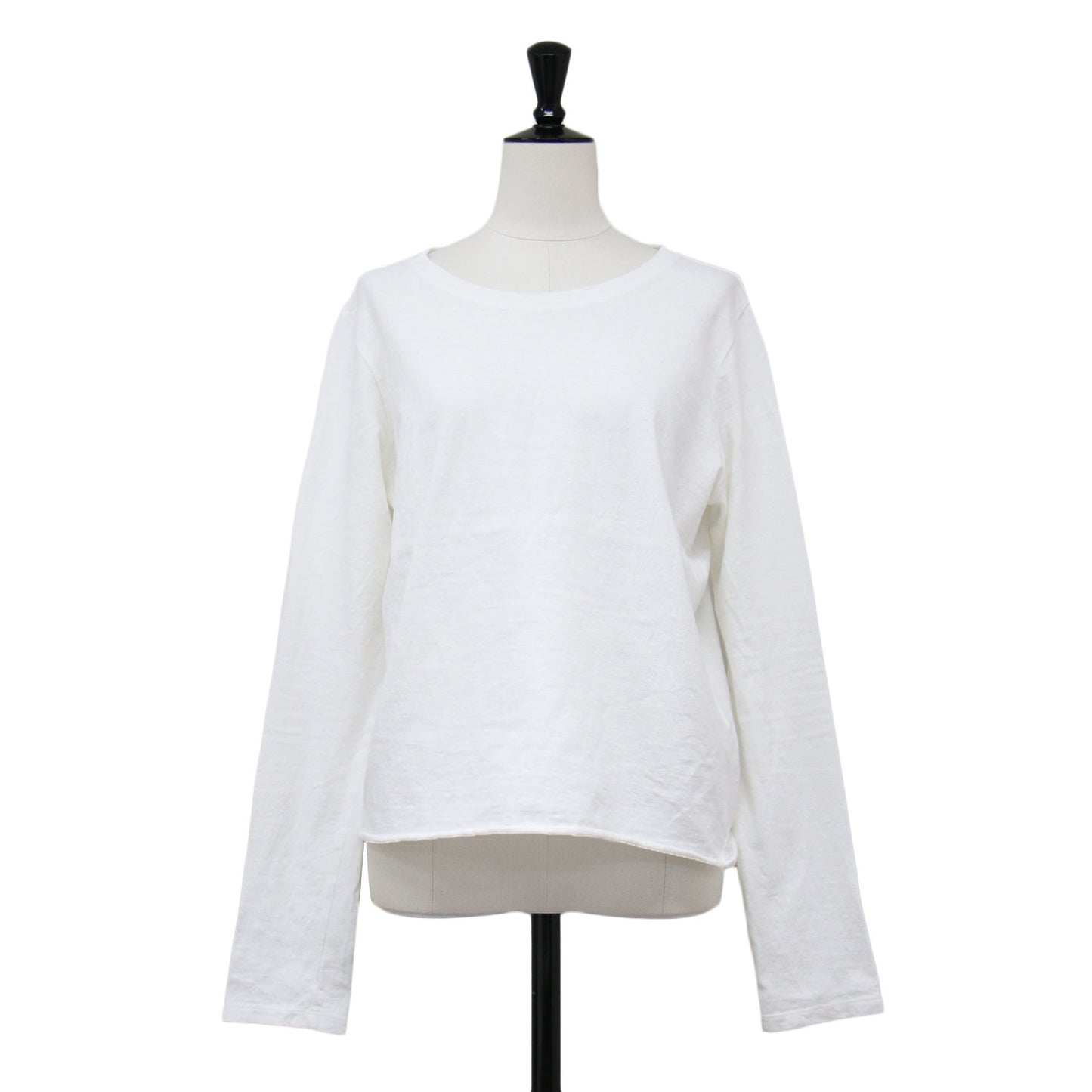 23秋冬 レイヤリング Tシャツ ショート / Layering short ラウンドネック 長袖 カーリング コットン ウォッシャブル