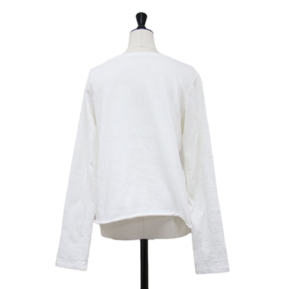 23秋冬 レイヤリング Tシャツ ショート / Layering short ラウンドネック 長袖 カーリング コットン ウォッシャブル