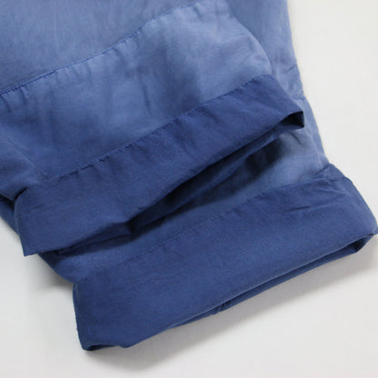 25春夏 グラデーションシャツ / IKORRE OMBRE DYED ブラウス ワイド フレア ドロップショルダー 五分袖 コットン シルク