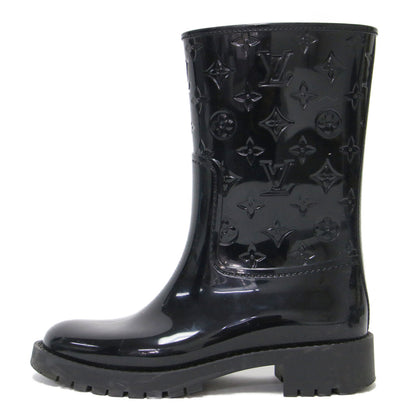 ドロップスライン モノグラム レインブーツ / ショートブーツ ロゴ ラバー