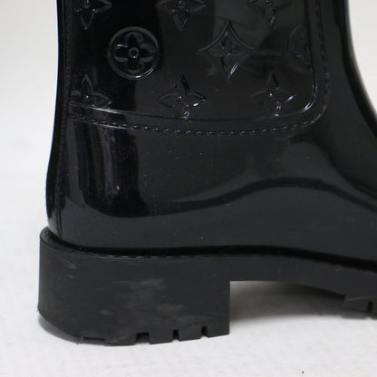 ドロップスライン モノグラム レインブーツ / ショートブーツ ロゴ ラバー