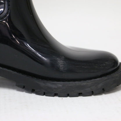 ドロップスライン モノグラム レインブーツ / ショートブーツ ロゴ ラバー