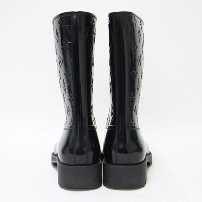 ドロップスライン モノグラム レインブーツ / ショートブーツ ロゴ ラバー