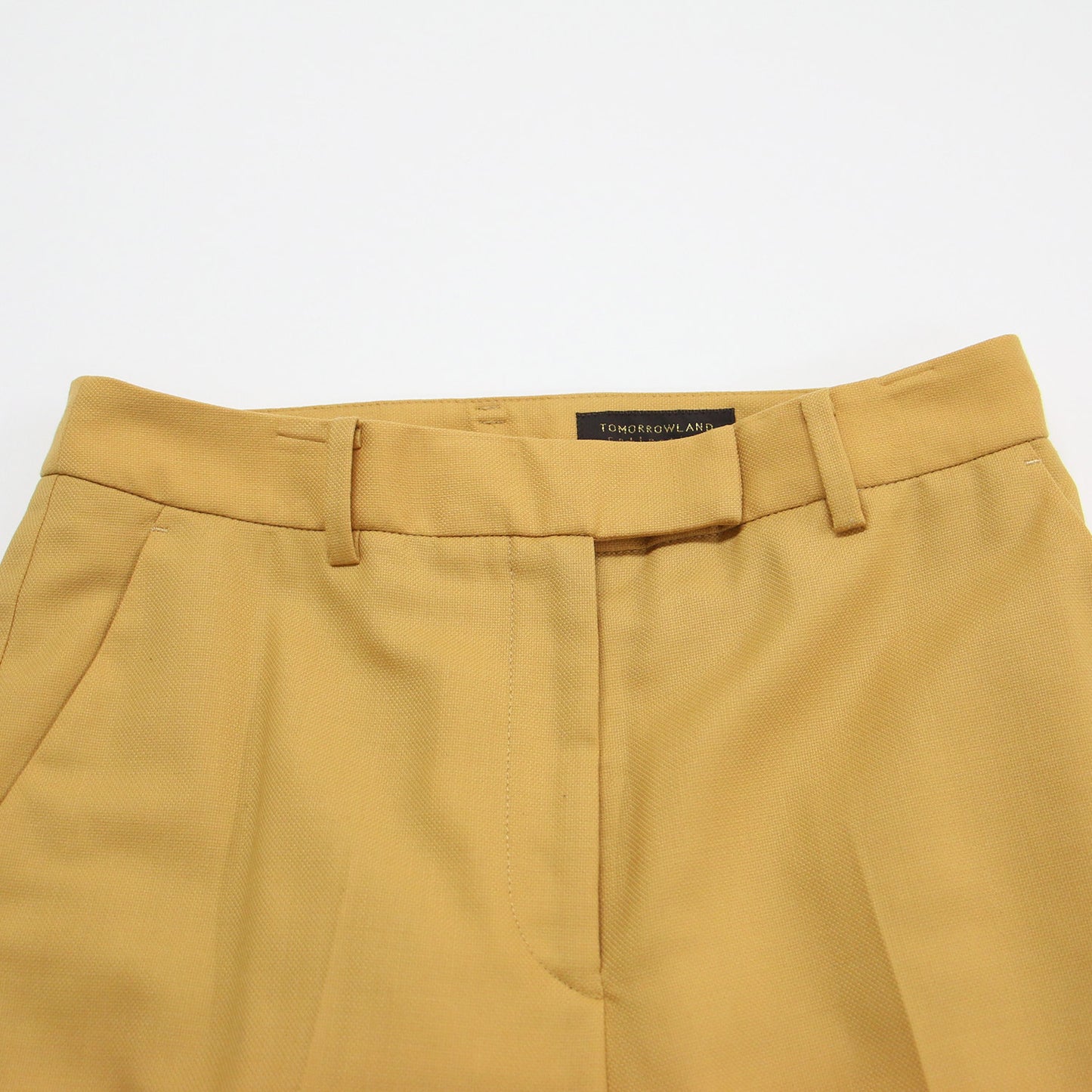 22秋冬 2WAY オックス シガレットパンツ / スラックス センタープレス テーパード ウール