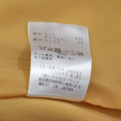 22秋冬 2WAY オックス シガレットパンツ / スラックス センタープレス テーパード ウール
