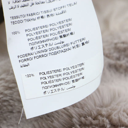 フード付き ボアブルゾン / YUMOLA パーカー 長袖 ショート丈 オーバーサイズ ブランドロゴ フェイクファー