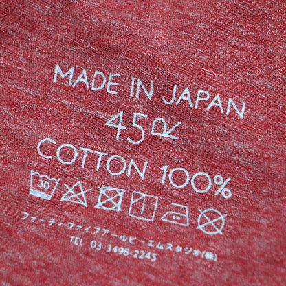 天竺 カットソー ワンピース / クルーネック 長袖 フレア コットン