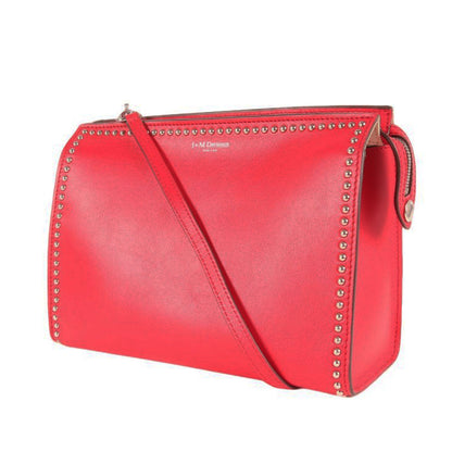 スタッズ ショルダーバッグ / ELLE クラッチ 肩掛け クロスボディ レザー