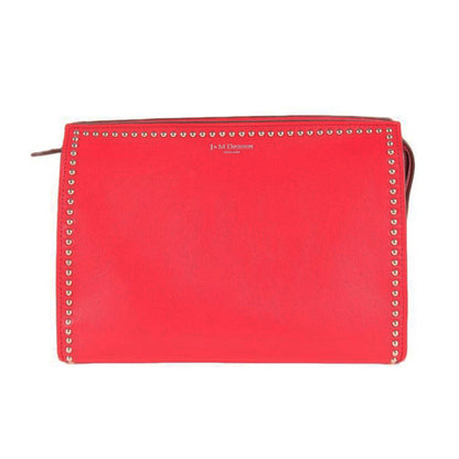 スタッズ ショルダーバッグ / ELLE クラッチ 肩掛け クロスボディ レザー