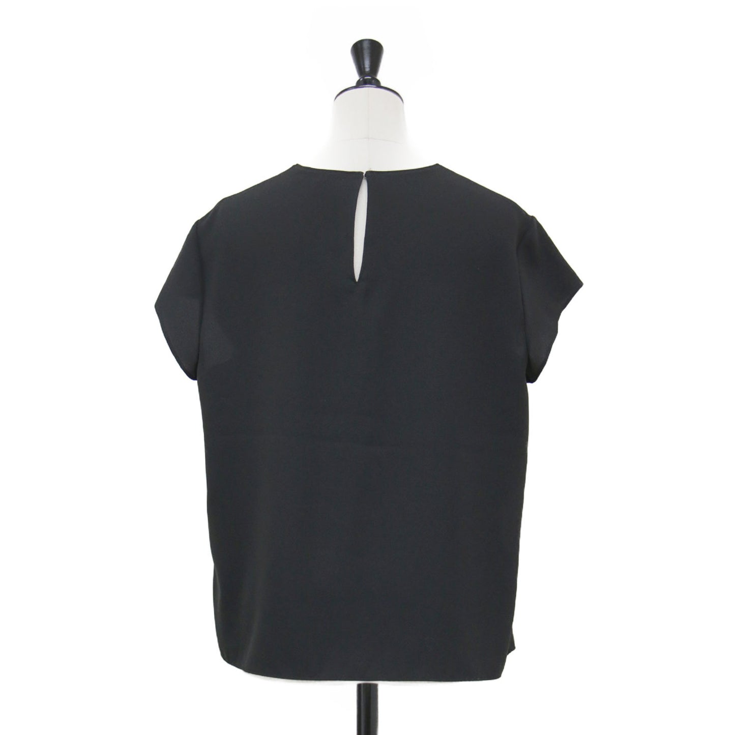 25春夏 プライムジョーゼット キャップスリーブ プルオーバー / Prime Georgette Cap Sleeve Shell J ブラウス カットソー フレンチスリーブ クルーネック ボクシーシルエット