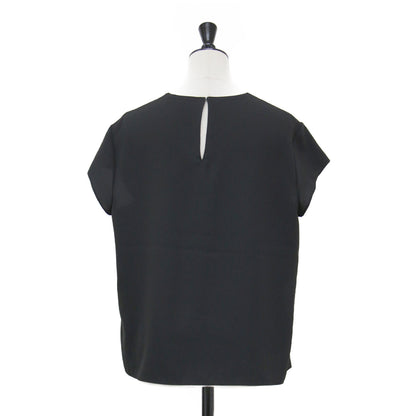25春夏 プライムジョーゼット キャップスリーブ プルオーバー / Prime Georgette Cap Sleeve Shell J ブラウス カットソー フレンチスリーブ クルーネック ボクシーシルエット