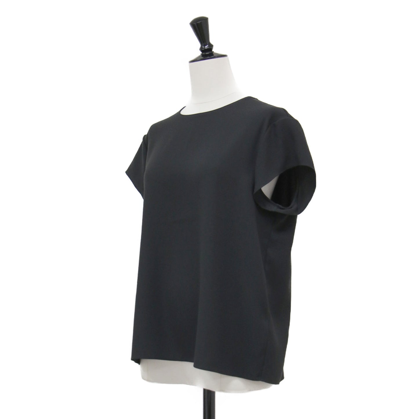 25春夏 プライムジョーゼット キャップスリーブ プルオーバー / Prime Georgette Cap Sleeve Shell J ブラウス カットソー フレンチスリーブ クルーネック ボクシーシルエット