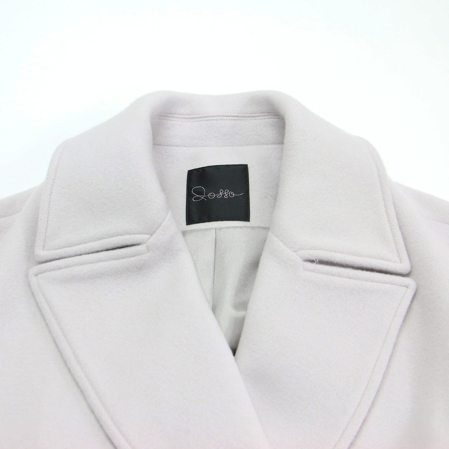 スーパー140ビーバー ミドル Pコート / テーラード 長袖 ダブル ビックカラー ウール